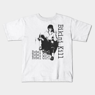 Rebel girl by bikin kill // fanart Kids T-Shirt